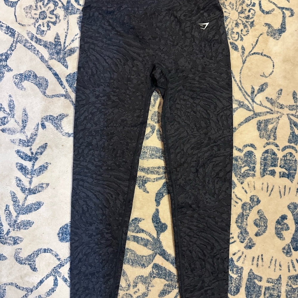 Women’s Gymshark Black Patterned Leggings